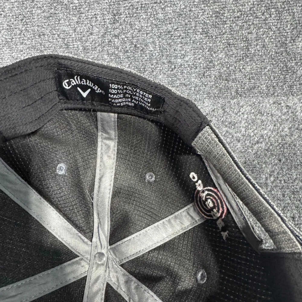 Callaway Golf Hat Grey Textured Adjustable Cap Chrome Soft Apex‎ Mavrik Odyssey